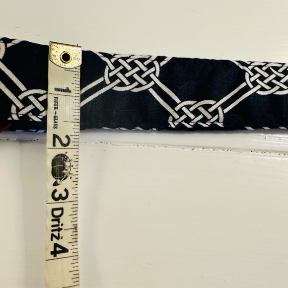 Belt Nautical Fabric Bamboo Buckles - Picture 3 of 4